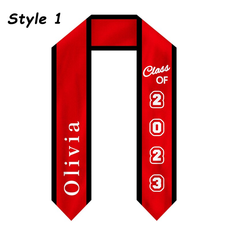 Custom Graduation Stoles/sashes Personalized Graduation Stole Etsy