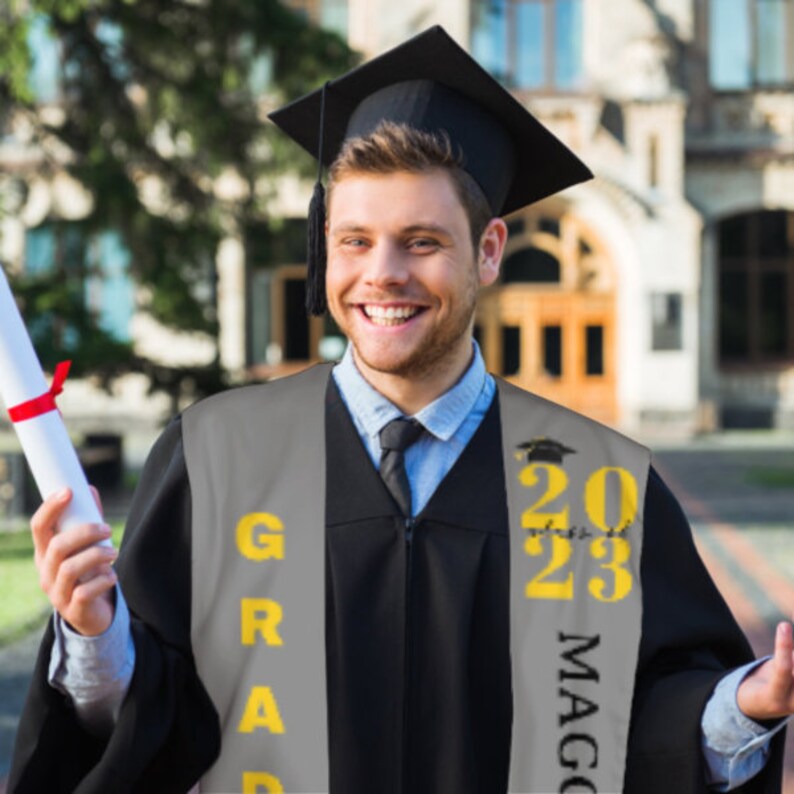 Custom Graduation Stoles/sashes Personalized Graduation Stole Etsy