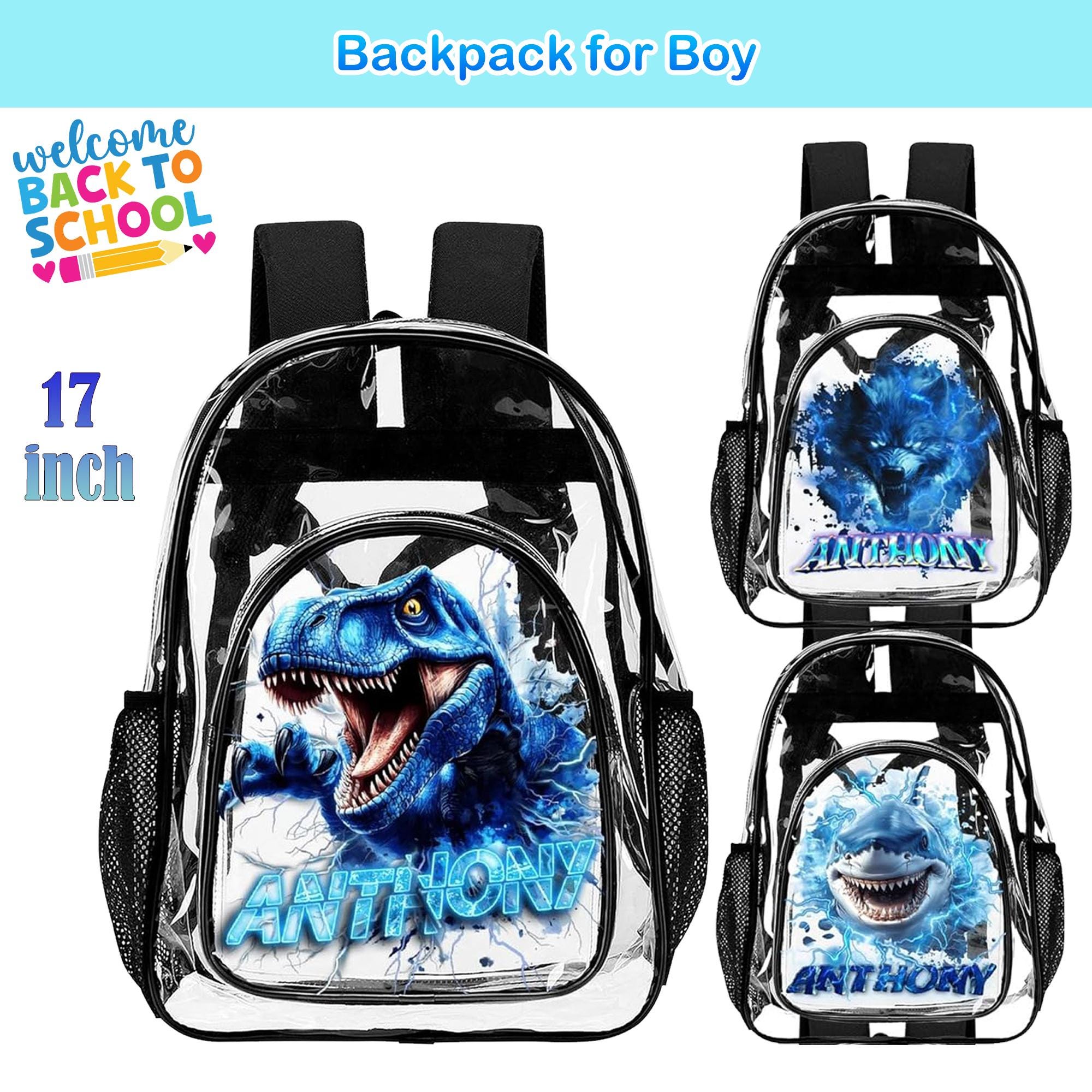 Personalizzato Carino personaggio dei cartoni animati Zaino per bambini Borsa scolastica multifunzionale impermeabile di grande capacà Regalo di rorno a scuola per bambini - CALLIE