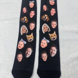 Personalized Photo Socks, Custom Face Socks,Father's Day Gift For Dad image 2