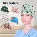 Custom Photo Scrub Cap, Personalized Face Medical Hat