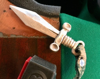 Cuedusters Billard Schwert Zinn Kreide Halter Mit Kreide