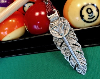 Cuedusters Billard The Lone Wolf Zinn Kreide Halter Mit Kreide