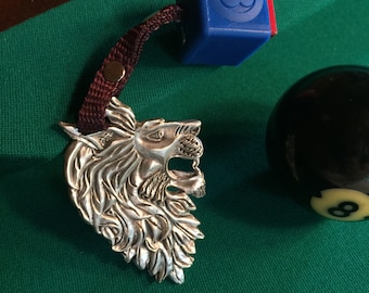 Cuedusters Billard Löwe Zinn Kreide Halter Mit Kreide