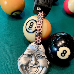 Cuedusters Billiards Genie 8 Pewter Chalk Holder With Chalk