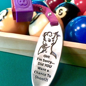 Cuedusters Billiards OH! I&#39;m Sorry Pewter Chalk Holder With Chalk