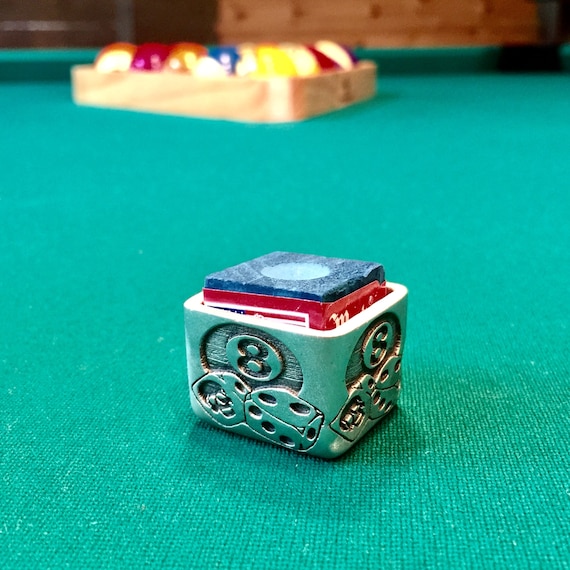 12Pcs Pool Chalk Blue Pool Chalk Cubes Billiard Chalk Cue Pool Stick Chalk Pool Table Accessories Pool Cue Chalk Box - View #7