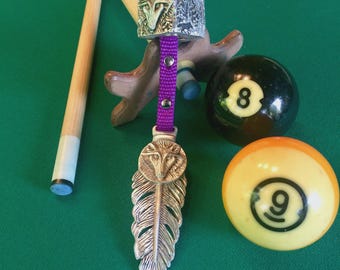 Cuedusters Combolicious HOHL Pewter Kreidehalter für Master Chalk mit Kreide