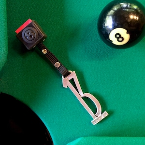 Cuedusters Billiards Lucky 13 Pewter Chalk Holder With Chalk