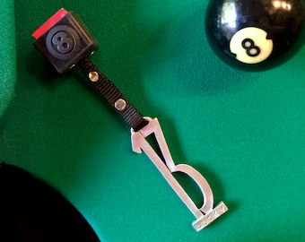 Cuedusters Billiards Lucky 13 Pewter Chalk Holder With Chalk