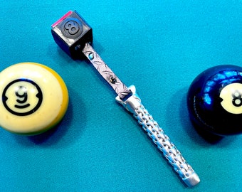 Cuedusters GEO Stick Zinn Kreidehalter Mit Kreide