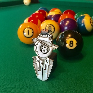 Cuedusters Billiards It&#39;s A Life Pewter Chalk Holder With Chalk
