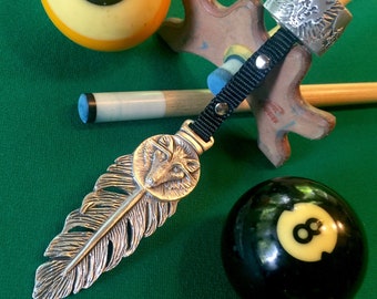 Cuedusters Combolicious Lone Wolf Zinn Kreide Halter für Square oder Taom Kreide