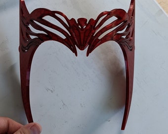 Scarlet Witch Head piece 3d printed