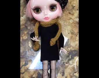 Blythe winter beret outfit