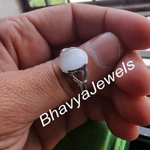 Moonstone Engagement Ring / Bella Inspired Ring / shops 12*9 mm Oval Cut Pearl Promise Ring / 925 Sterling Silver / Proposal Rings / Gift For Wife