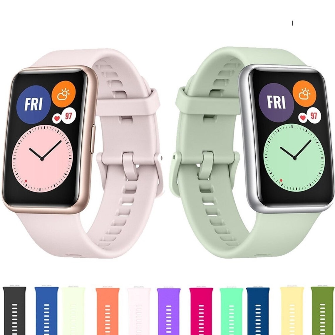 New Silicone Band For Huawei Watch FIT Strap Smartwatch Etsy