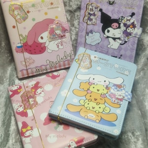 Cute Cartoon Notebook - Stationery. Cinna, Mel, Kitty, Ku, Pom - Kids Daily Weekly Agenda Planner