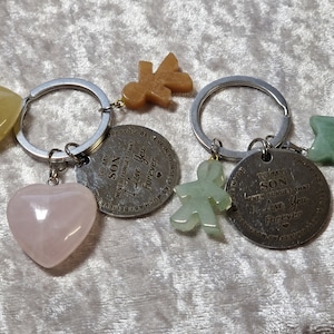 To My Son crystal keychain. Healing Gemstone UK gift keychain, for man, for woman, for gift.