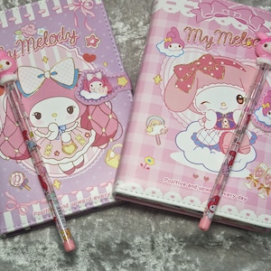 Cute Cartoon Notebook Stationery Cinna, Mel, Kitty, Ku- Kids Daily Weekly Agenda Planner