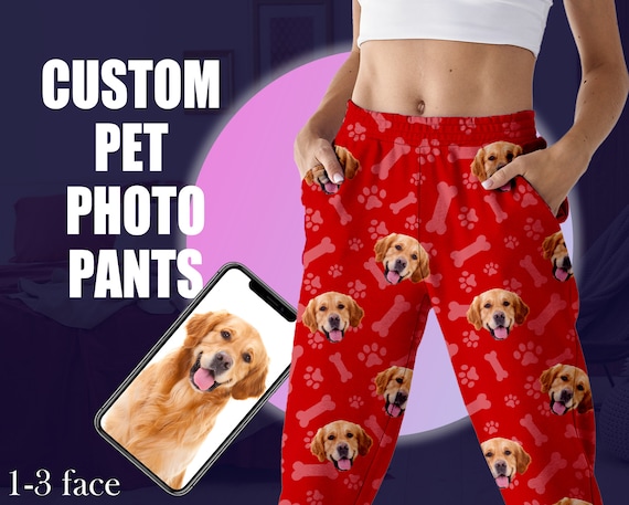 Custom Dog Photo Pajamas,personalized Pajamas Pants With Photo,pet Pajamas,men  Pajama Bottoms,dad Gifts,pajama Pants for Women,pajama Party 