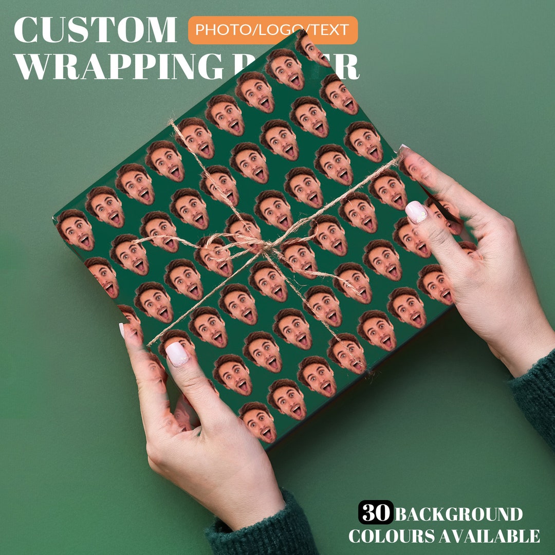 Custom Gift Wrapping Paper,personalized Christmas Wrapping Paper With
