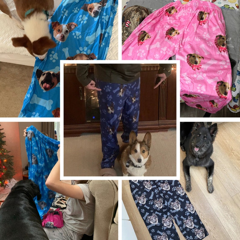 Custom Pajama Pants With Facepersonalized Matching Pajama Etsy
