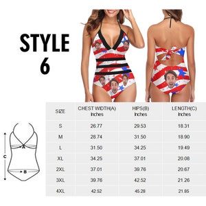 DIYKST Custom Face On American Flag Sexy Women's Jamaica