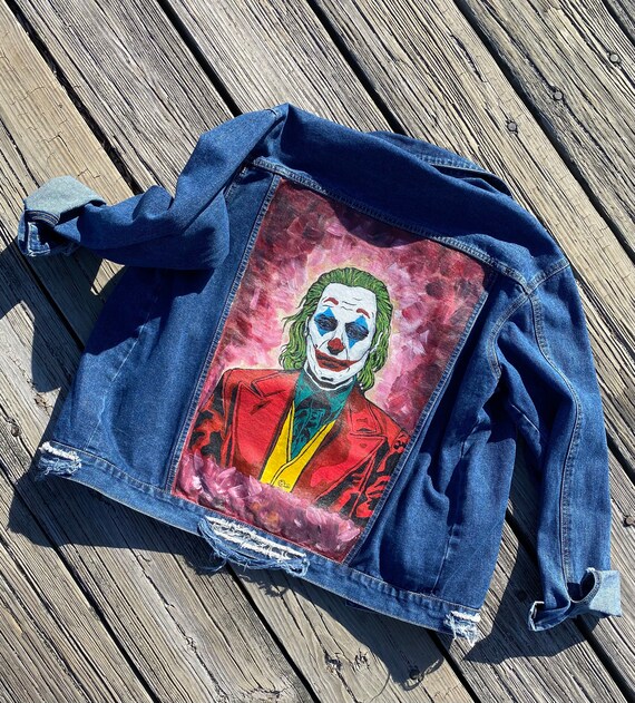 Hand Painted Oversized Denim Jacket 