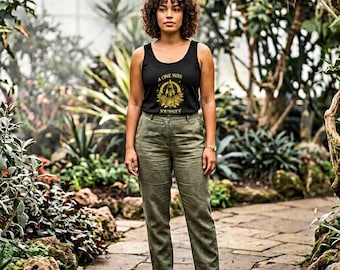 Camiseta sin mangas con estampado floral de Phoenix de A Lone Way Journey / Camiseta de viaje espiritual