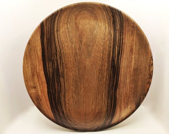Walnut wood plate food tableware