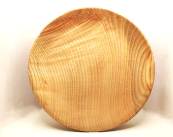 Ash wood plate Wooden tableware