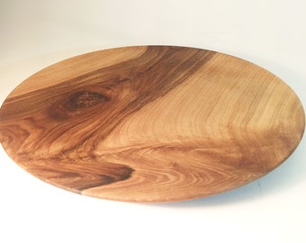L’assiette polyvalente en bois de Noyer Plat en bois alimentaire