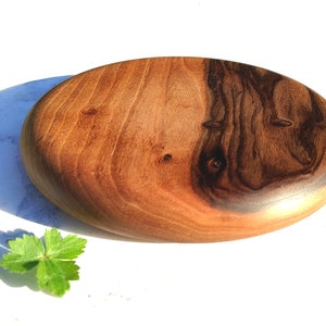 Dessous de plat galet en bois de noyer