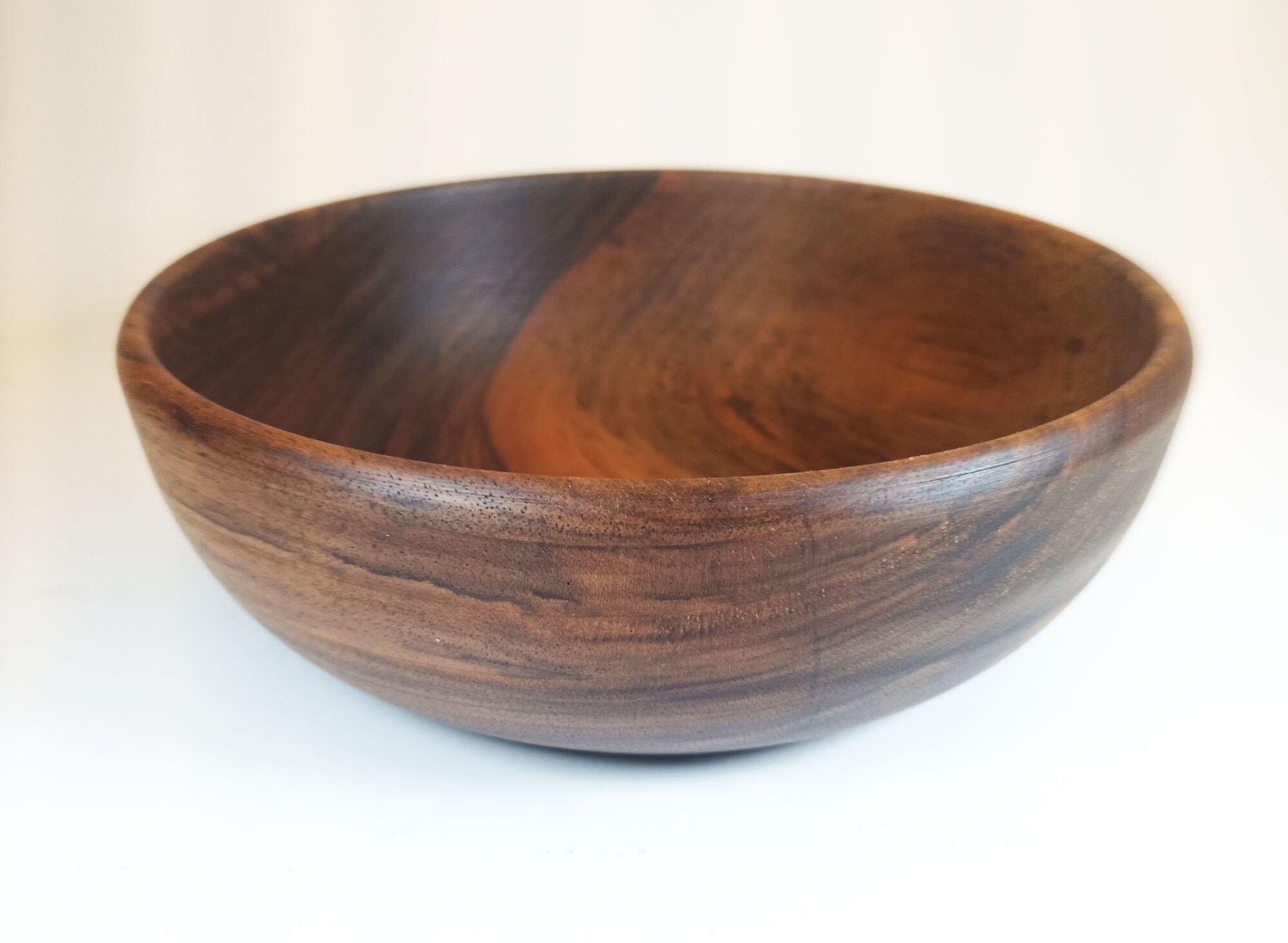 Walnut Wood Bowl Food Dishes of 750 Ml Etsy UK