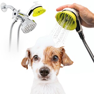 Dog grooming top shower head