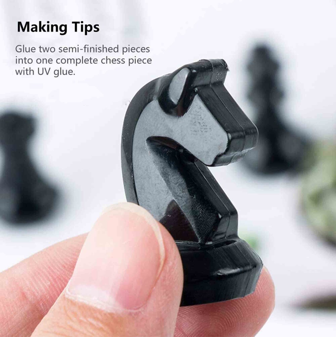Resin Casting Molds for Chess Board and 3D Chess Pieces DIY Etsy