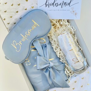 Sky Blue Bridesmaid Proposal Box 