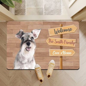 Custom Photo Doormat: Personalized Family Entrance Mat
