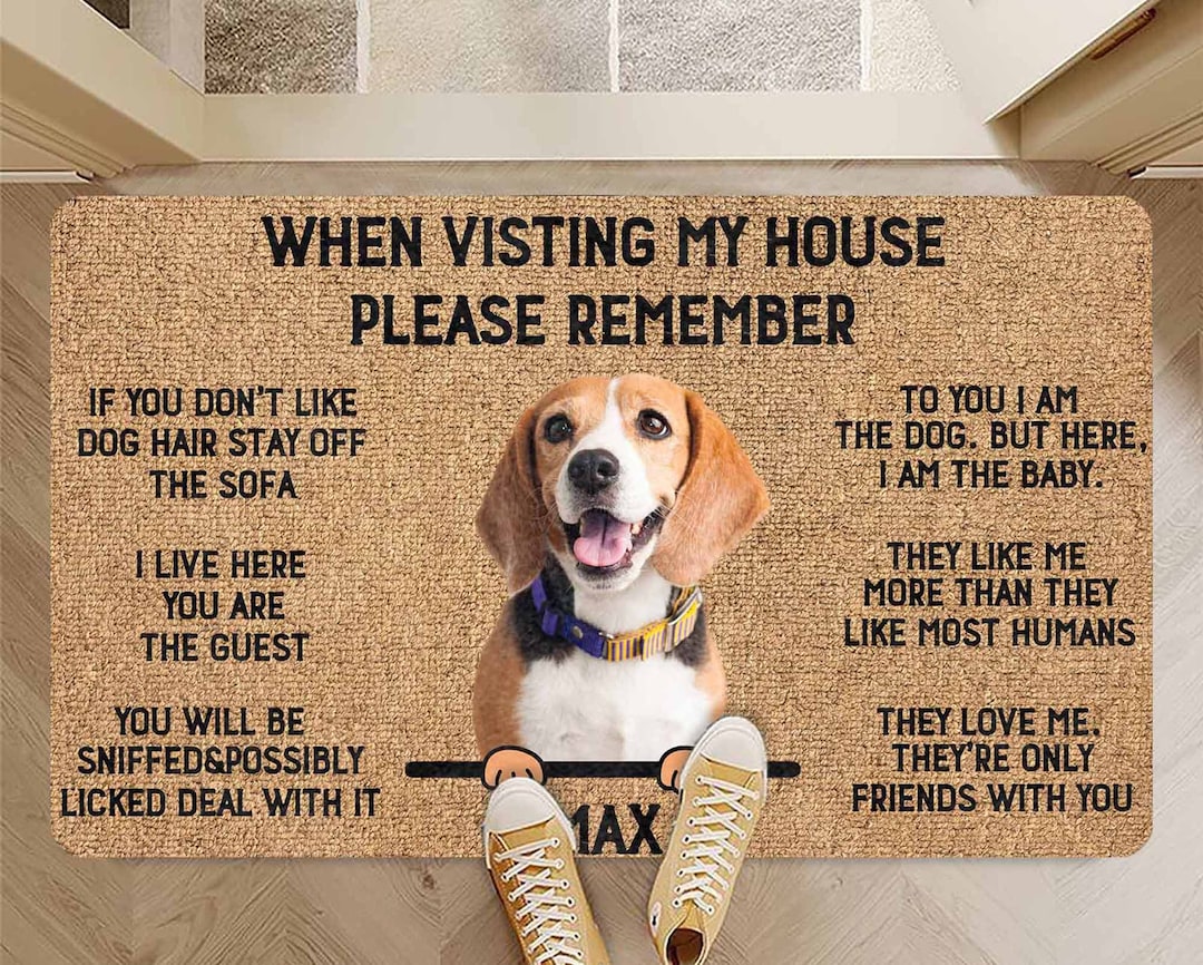 Custom Cat Photo Doormat, Personalized Doormats, Custom Photo Floor Mat, Personalized Welcome ...