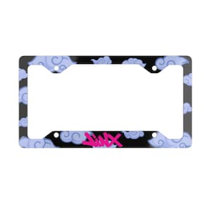 Jinx Tattoo Arcane League of Legends License Plate Frame
