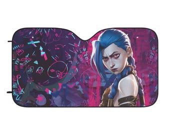 Parasol para coche Jinx: visera arcana de League of Legends