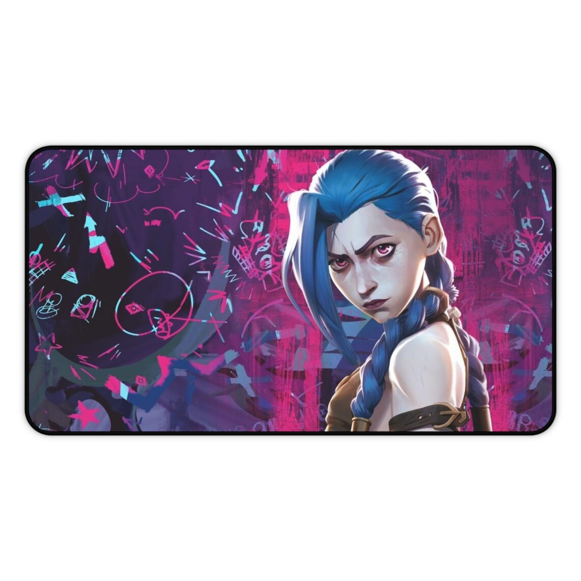 Arcane Jinx League of Legends Desk Mat Mouse Pad - Etsy