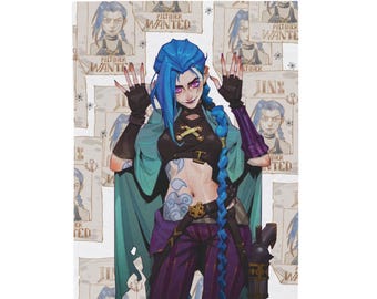 Manta de peluche Arcane Jinx