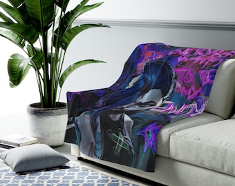 LOL Jinx Plush Blanket