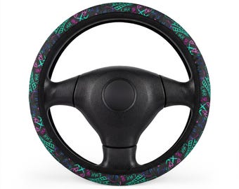 Jinx Arcane League of Legends graffiti car steering wheel cover accessories summer winter gaming graffiti gift