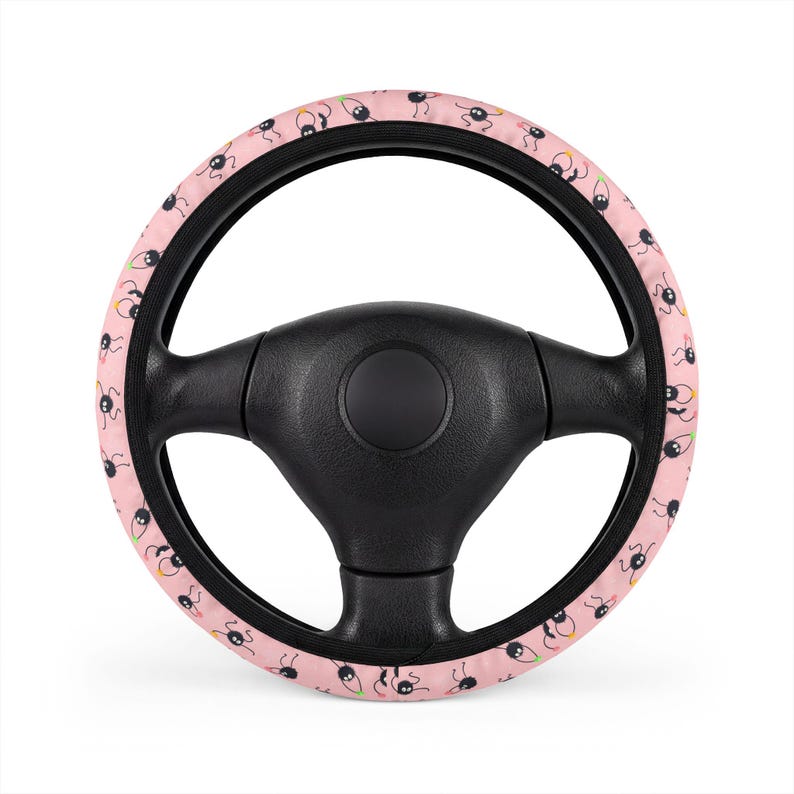 Studio Ghibli Soot Sprites Wheel Cover car accessories girls accessories spirited away image 1