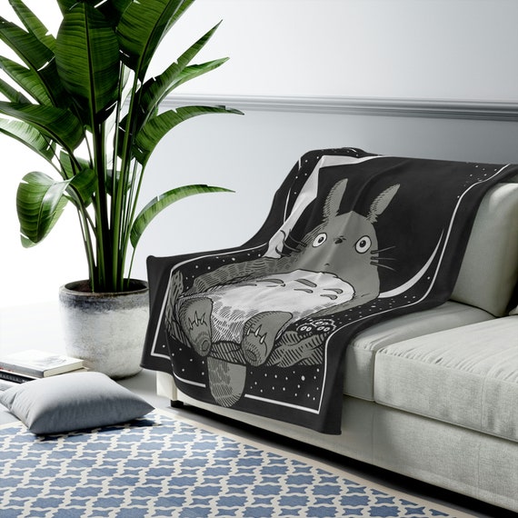 Totoro Plush Blanket Etsy