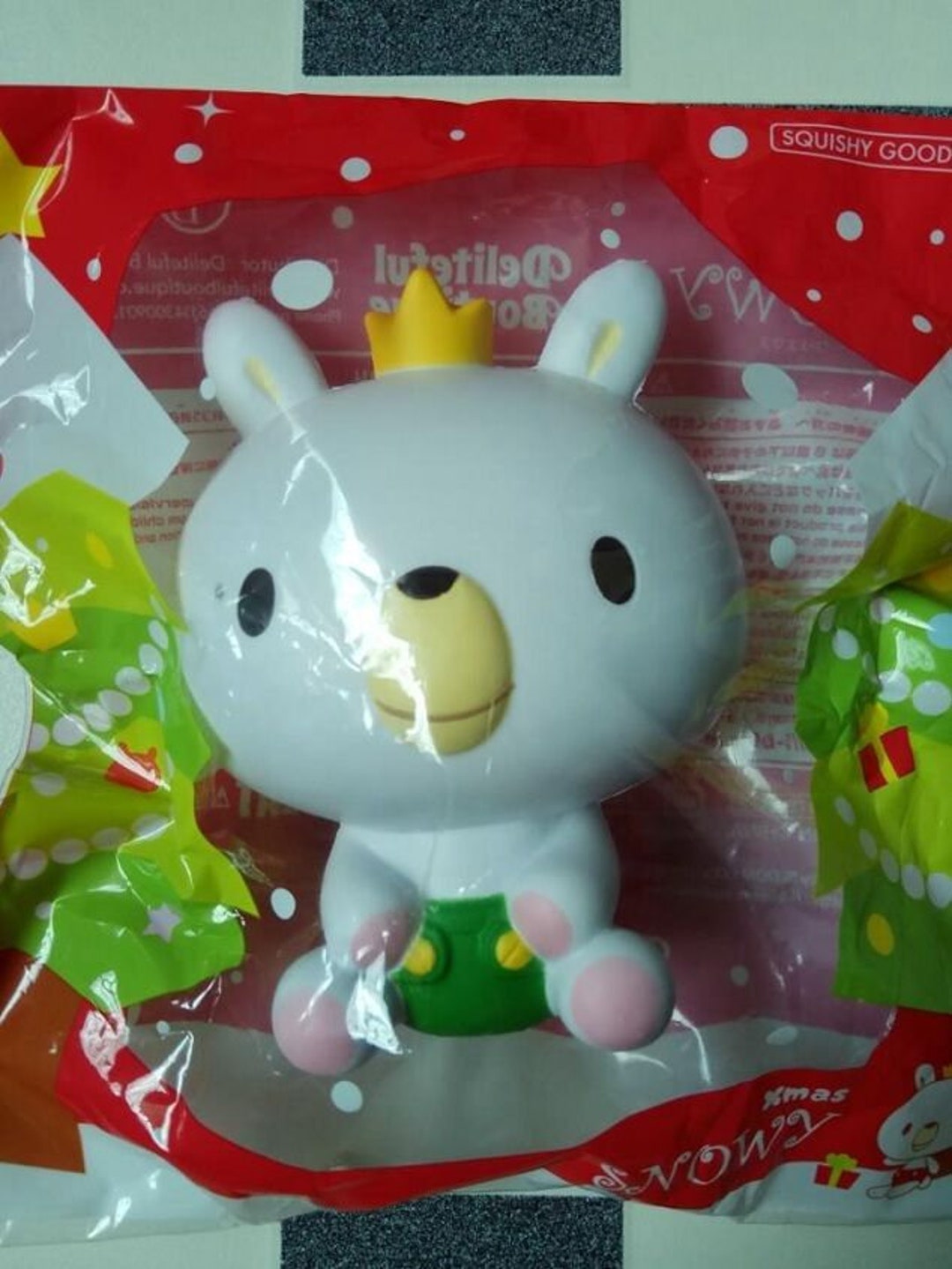 Rare AUTHENTIC Scented IBLOOM Snowy Bear GREEN Squishy in Original  Packaging Nice Gift!!!