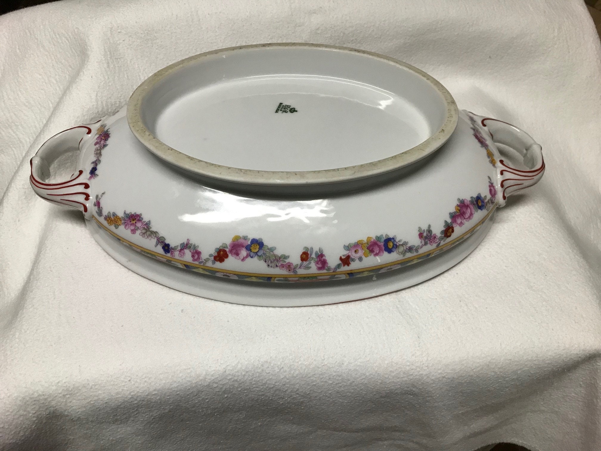 HEINRICH H & Co Selb Bavaria HC7 Pattern Oval Covered Etsy Finland